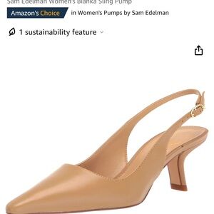 Sam Edelman Nude Sling Back